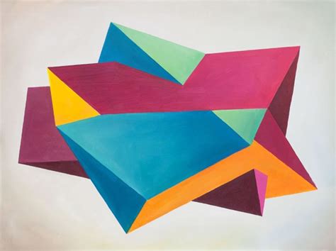 17 Geometric Paintings Free And Premium Templates