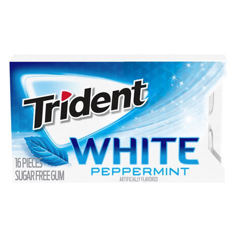 Save On Trident White Sugar Free Gum Peppermint Dual Tear Pack Order