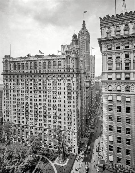 New York Skyscrapers 1908 High Resolution Photo