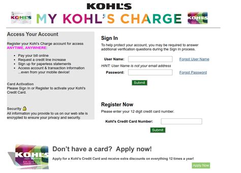 For all other customer inquiries, visit our customer service page to find out how to connect directly with a kohl's customer service representative. credit.kohls.com - Kohl's Charge Account Login Guide - Iviv.co