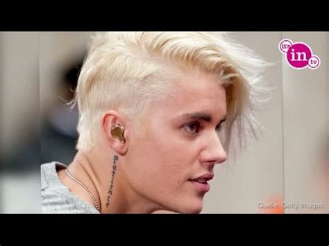 Justin Bieber Ist Jetzt Ne Helle Blondine Youtube