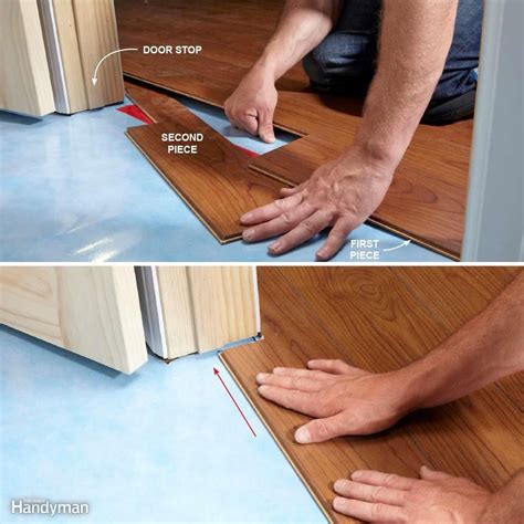 Keep doing this from one wall to the opposite wall. Advanced Laminate Flooring Advice | Laying laminate ...