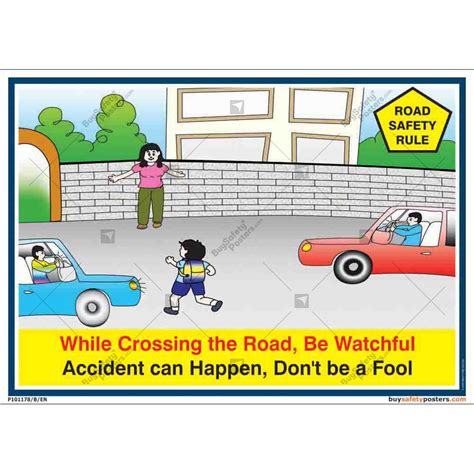 Safety Road Poster