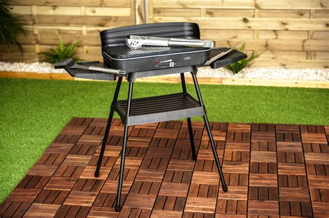Livivo Electric Bbq Barbecue Grill Non Stick Indoor Outdoor Stand