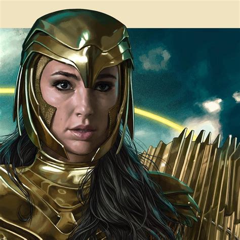 Wonder Woman 1984 Gold Armor Ruizburgos Posterspy