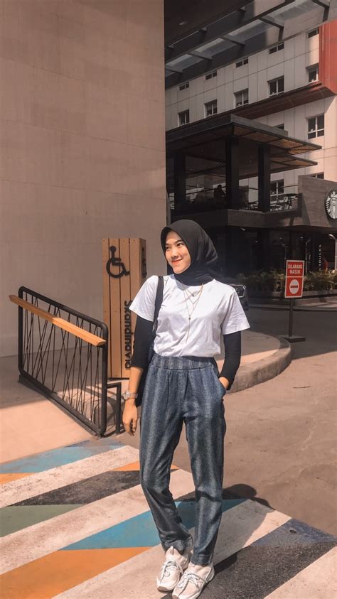 Baju setelan hijab celana kulot modis model terbaru & murah. Ootd Hijab Celana Remaja Kekinian 2020 | Jilbab Gallery