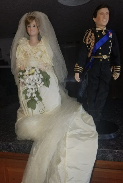Princess Diana And Prince Charles Dolls On Wedding Day Danbury Mint Orig Boxes Ebay