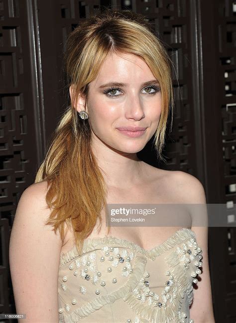 Actress Emma Roberts Attends The After Party For The Cinema Society