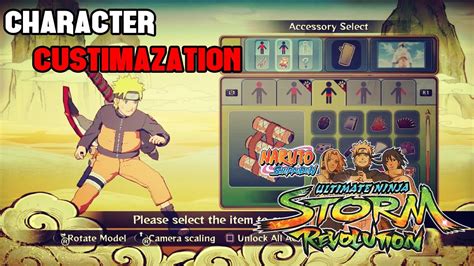 Naruto Storm Revolution Custom Characters Youtube