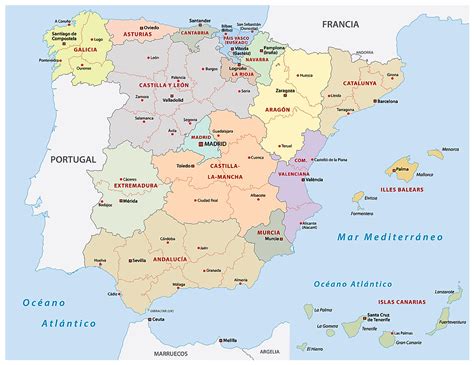 Spain On World Map Political Micronica68