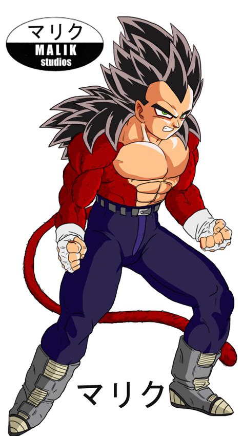 Ascended Super Saiyan 4 Vegeta By Malikstudios On Deviantart