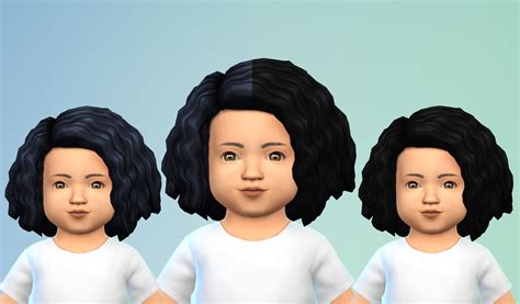 Mod The Sims Sims 4 Base Game Black Hair Recolour