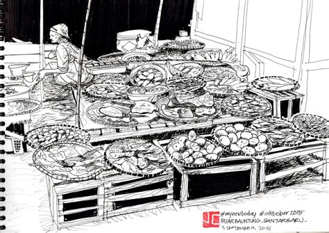 Kalau ada orang komunis yang mengatakan ia percaya pada tuhan, atau seorang islam mengaku dirinya marxis, maka ada yang tidak beres padanya. Gambar Sketsa Ilustrasi Pasar | Sobsketsa