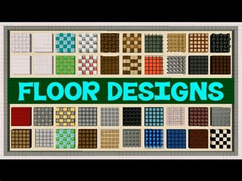 Minecraft: Floor Designs 