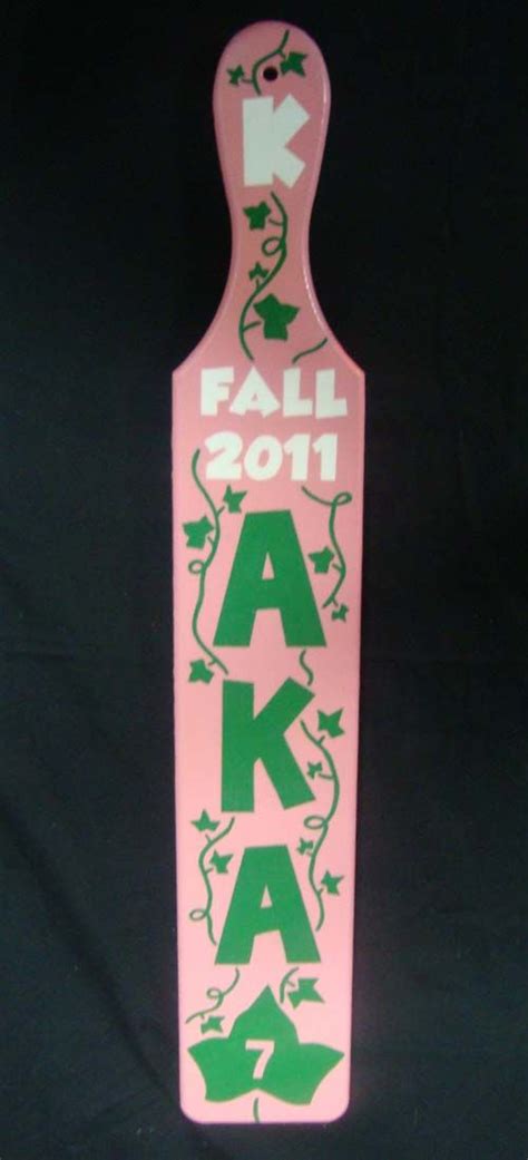 AKA Ivy Vine Paddle Aka Gifts Greek Crafts Pink And Green