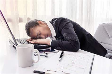 Hard Working Woman With Office Files Stock Image Image Of Paperwork