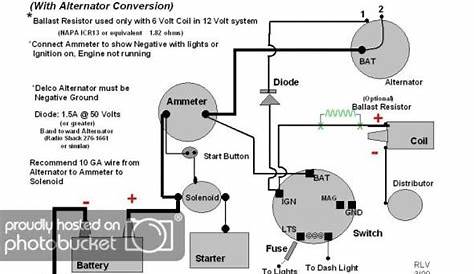 automotive ammeter wiring diagram
