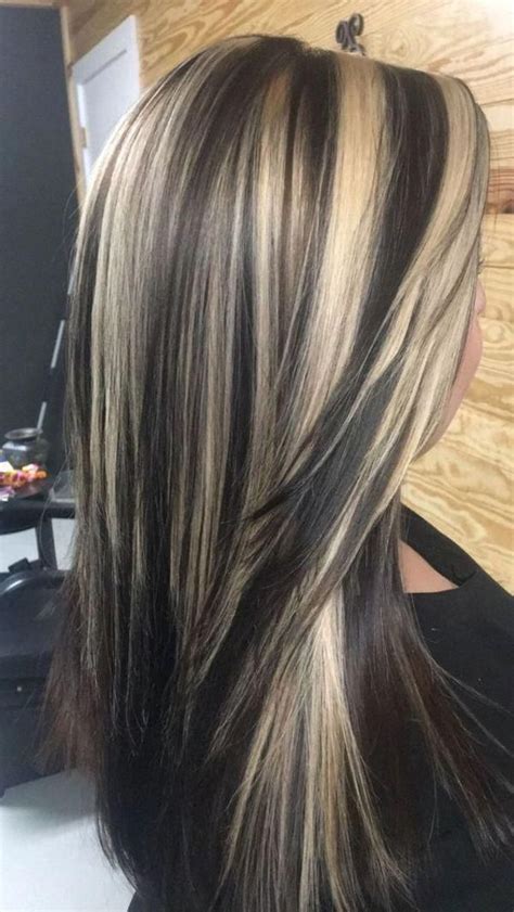 There is no specific color code for blonde as it can range from light to dark or gold to brown. Blonde Highlights On Dark Hair #HairHighlights in 2020 ...