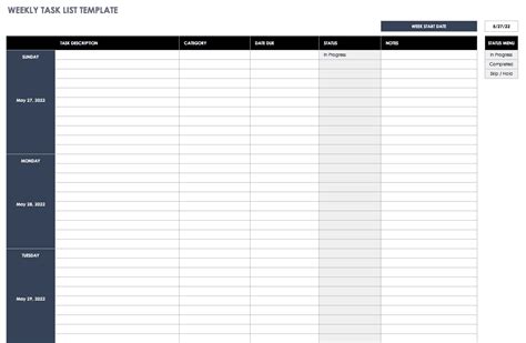 Employees who eat healthy each day are 25% more likely to perform better at work. 30+ Free Task and Checklist Templates | Smartsheet