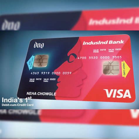 These include mini statement alerts, cheque alerts. IndusInd Bank launches India's first two chip debit-cum-credit card | Indian Television Dot Com