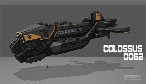 Colossus 0062 Natalia Babiy Spaceship Concept Concept Ships