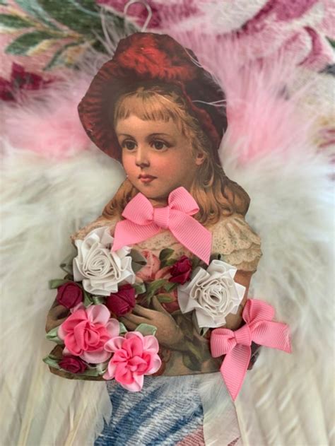Charmain French Victorian Angel Head Ornamenthandmadehand Etsy