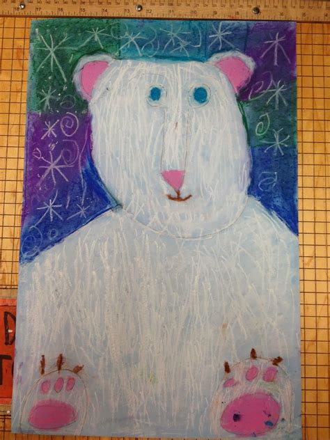 Whats Happening In The Art Room 1st Grade Polar Bears Polar Bear
