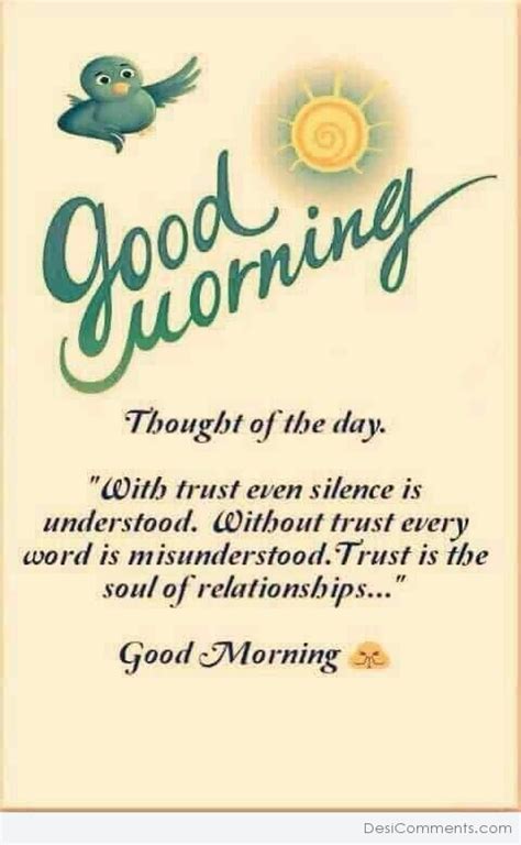 Humor inspirational life a new day new beginnings change opportunity time funny inspirational holiday optimism good new year positive thought fathers day life change difference. Thought Of The Day - Good Morning - DesiComments.com