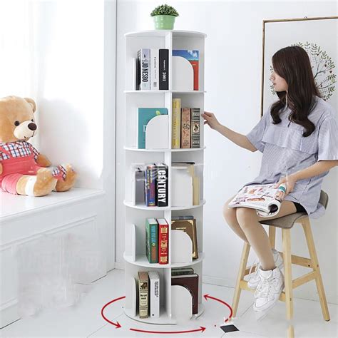 Bookshelfcreative 360°rotating Bookcase Simple Disassembly Bookshelves