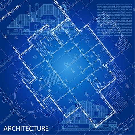 Urban Blueprint Arrière Plan Architectural Partie Du Projet