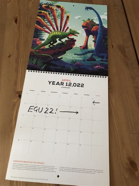 Geolog Kurzgesagt Calendar April 2022