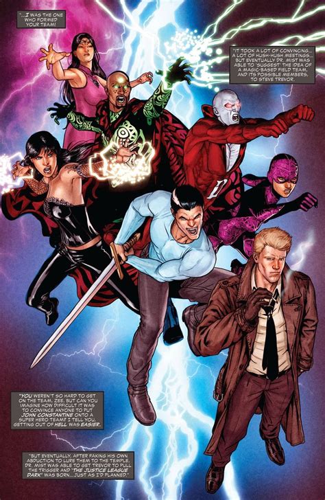 Justice League Dark Dc Comics New 52 John Constantine