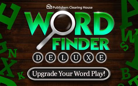 Play Word Finder Deluxe online for free at PCHgames | Online