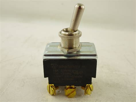 774092 Ideal Toggle Switch On Off On Triple Pole Double Throw