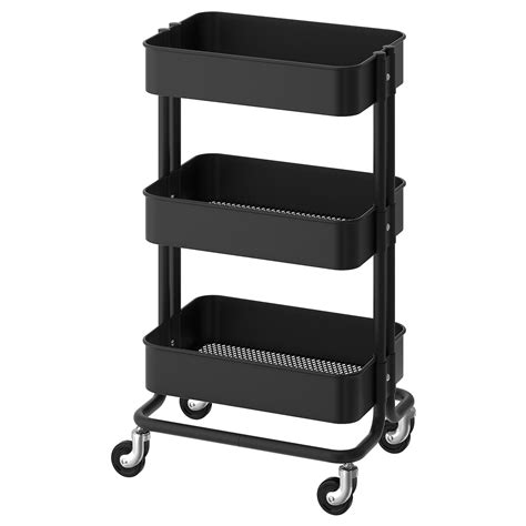 Metal kitchen trolley ikea kitchens. Buy RASKOG Trolley, Black, 35x45x78 cm Online Egypt - IKEA