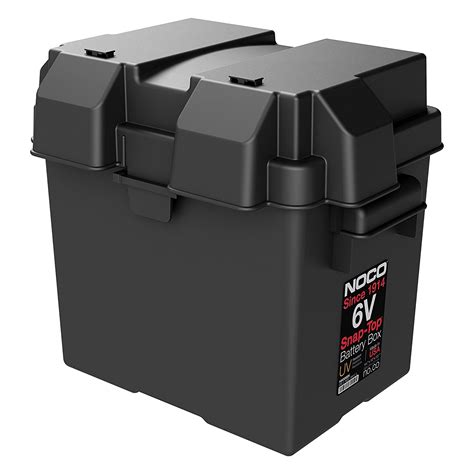 Hm306bk 6 Volt Single Black Battery Box This Injection Molded