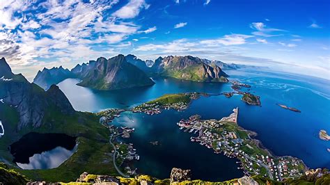 Lofoten Is Archipelago In County Of Nordland Stock Footage Sbv