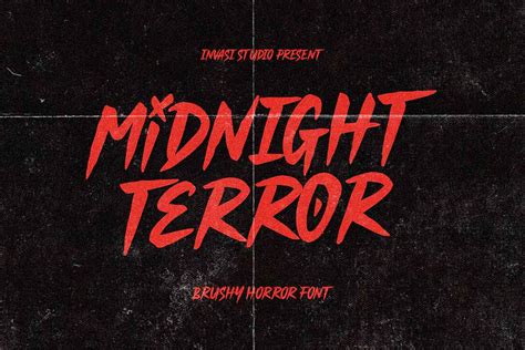 Midnight Terror Horror Font Dfonts