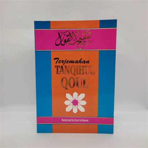 Buku Terjemahan Tanqihul Qaul Shopee Malaysia