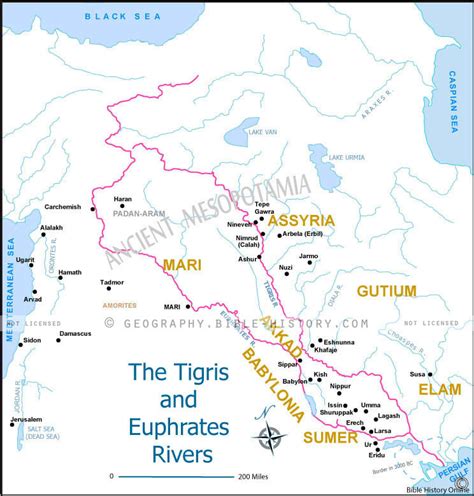 Tigris River On Middle East Map SexiezPicz Web Porn