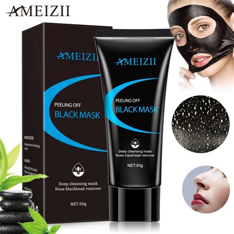 Ameizii Blackhead Remover Face Mask Deep Cleansing Black Mask For Face