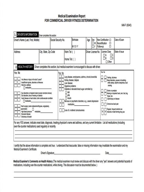 Medical Physical Examination Template Pdf Template