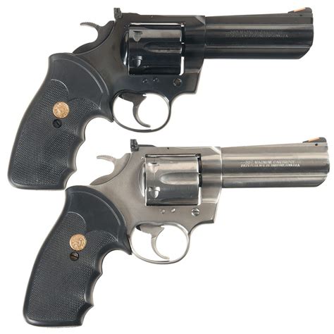 Two Colt King Cobra Double Action Revolvers