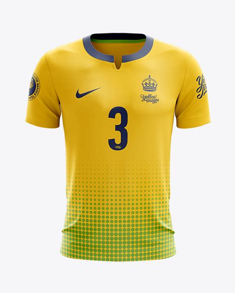 Download Soccer T-Shirt Mockup - Front View in Apparel Mockups on ...