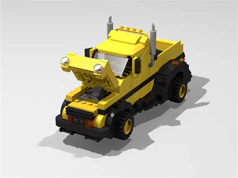 Lego Moc 11897 Custom Dually Truck System Vehicle Construction