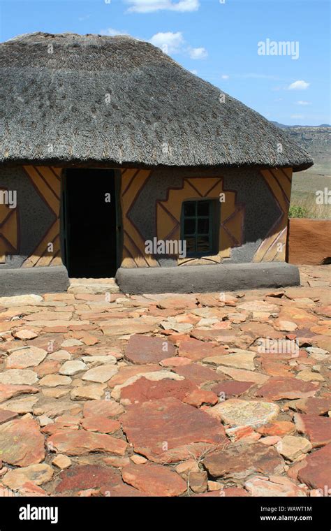 Traditional Hut Basotho Cultural Village Free State South Africa