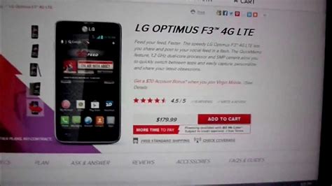 Lg Optimus F3 New Lte Phone On Virgin Mobile Usa Youtube