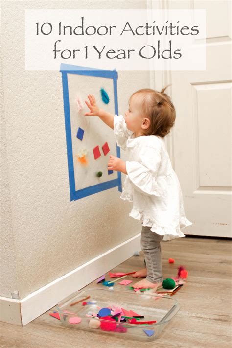 10 Indoor Activities For 1 Year Olds Elements Of Ellis Baby