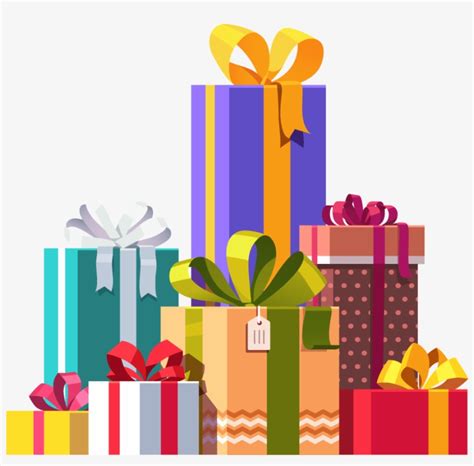What brands give free birthday gifts. Give The Gift Of Travel - Pile Of Gifts Clipart PNG Image ...