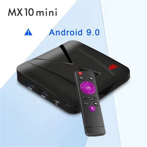 New Mx10 Mini Android Tv Box Android 90 2gb Ddr3 16gb Emmc Quad Core